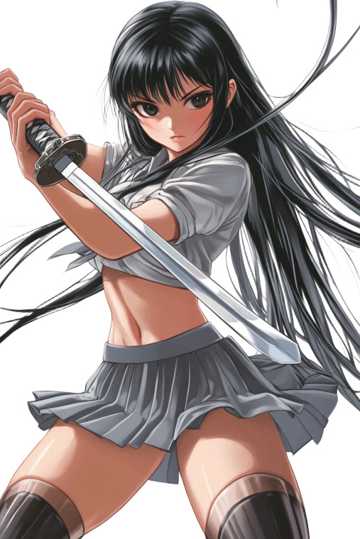 Fierce Anime Student Vinyl Car Decal Sticker – Waterproof & UV-Resistant 8" Fierce Anime Student Vinyl Car Decal Sticker – Waterproof & UV-Resistant 8"