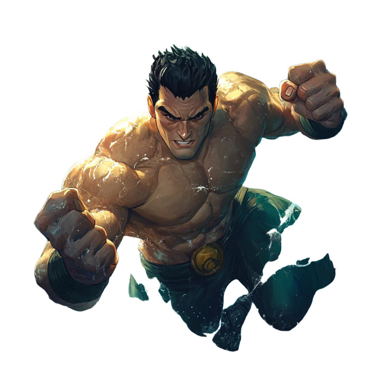 Namor Action Shot Vinyl Car Decal Sticker – Waterproof & UV-Resistant 8"