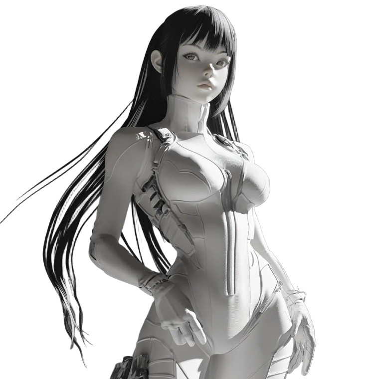 Eva Anime Character Vinyl Car Decal Sticker – Waterproof & UV-Resistant 8"