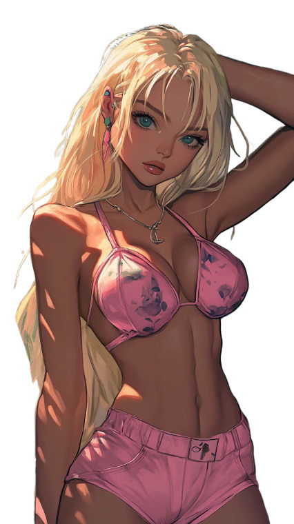 Pamela Anderson Chobits V2 Vinyl Car Decal Sticker – Waterproof & UV-Resistant 8"