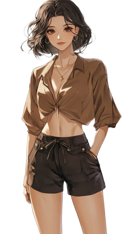 Elegant Confident Woman Vinyl Car Decal Sticker – Waterproof & UV-Resistant 8"