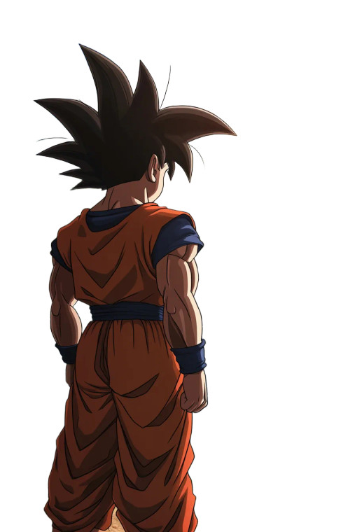 Goku Dbz Back Vinyl Car Decal Sticker – Waterproof & UV-Resistant 8"