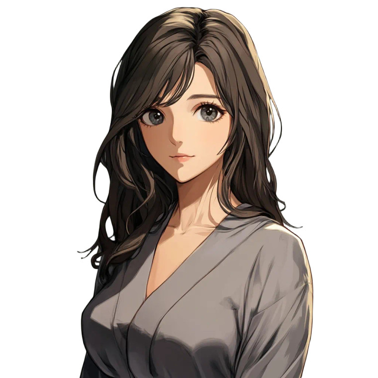 Anime Doll Woman Vinyl Car Decal Sticker – Waterproof & UV-Resistant 8"