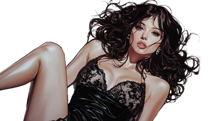 French Fashion Punk Vinyl Car Decal Sticker – Waterproof & UV-Resistant 8"