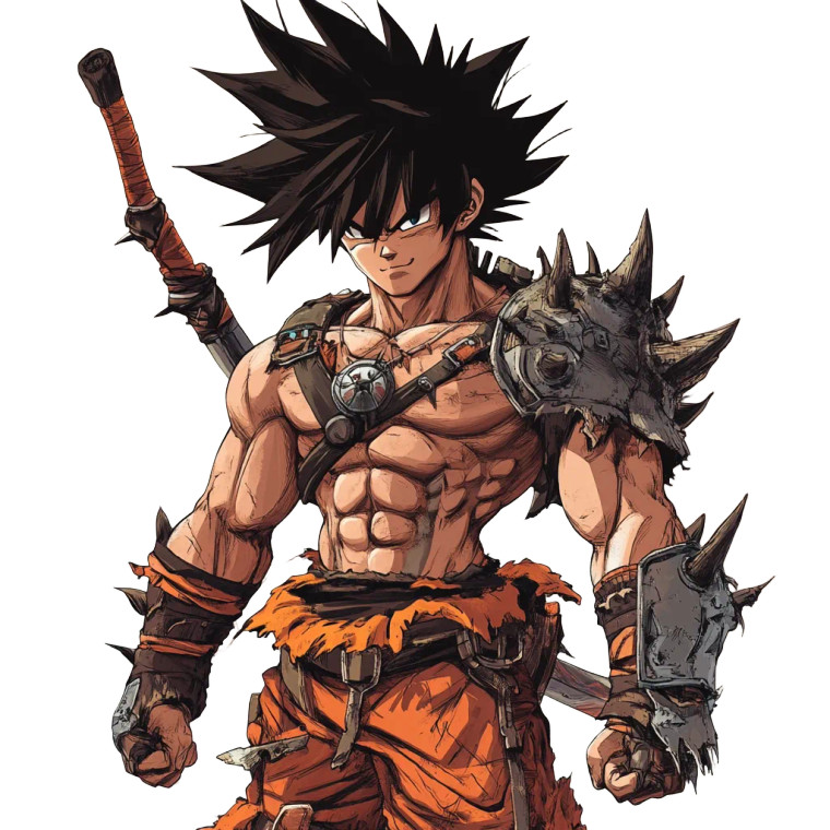 Monster Hunter Goku Vinyl Car Decal Sticker – Waterproof & UV-Resistant 8"