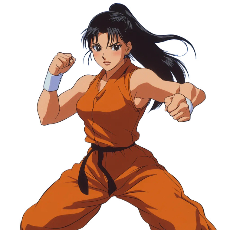 90’S Anime Fighter V2 Vinyl Car Decal Sticker – Waterproof & UV-Resistant 8"