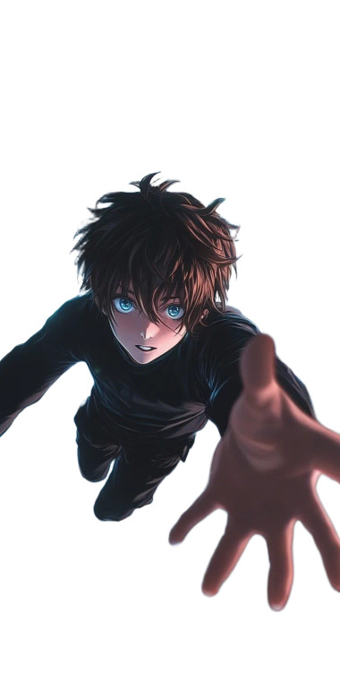 Anime Night Flight Vinyl Car Decal Sticker – Waterproof & UV-Resistant 8"