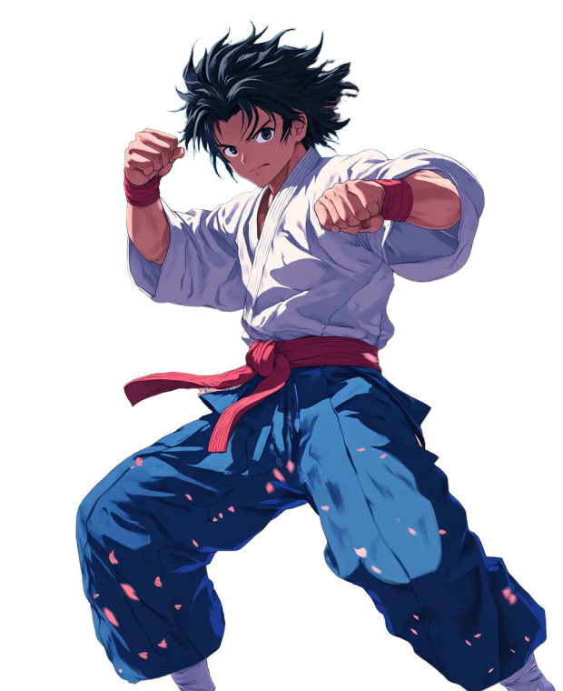 Martial Arts Anime V6 Vinyl Car Decal Sticker – Waterproof & UV-Resistant 8" Martial Arts Anime V6 Vinyl Car Decal Sticker – Waterproof & UV-Resistant 8"