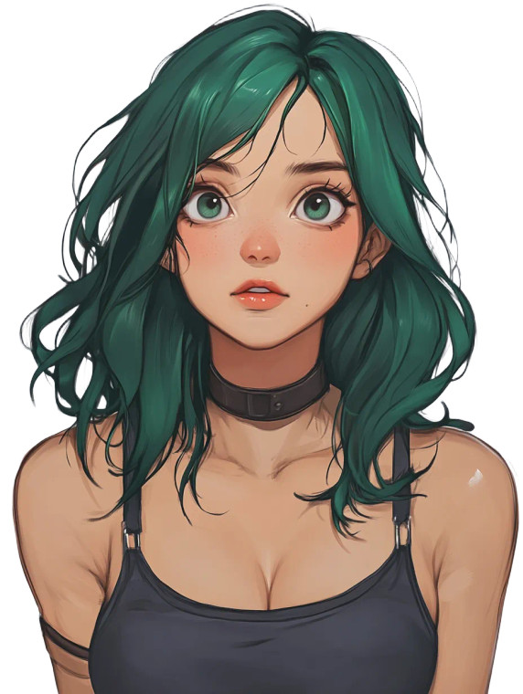 Cute Anime Singer Vinyl Car Decal Sticker – Waterproof & UV-Resistant 8"