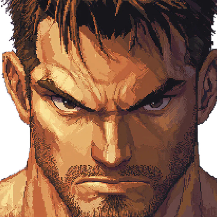 Pixel Arcade Character V2 Vinyl Car Decal Sticker – Waterproof & UV-Resistant 8"