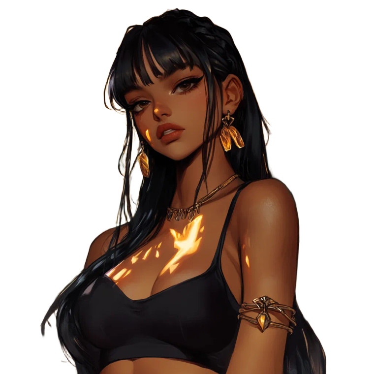 Latin Anime Character Vinyl Car Decal Sticker – Waterproof & UV-Resistant 8"