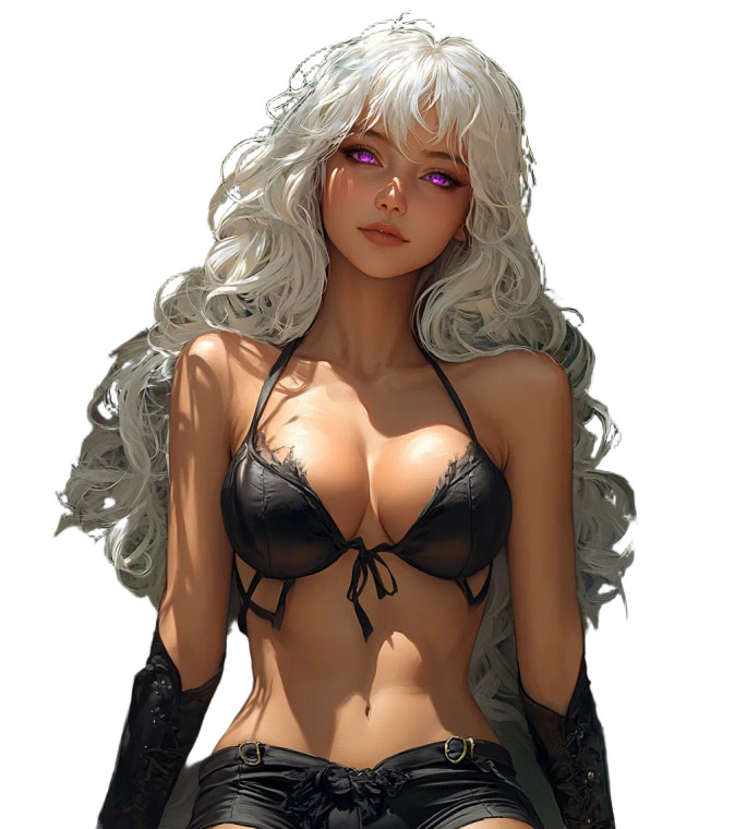 Vampire Woman Portrait Vinyl Car Decal Sticker – Waterproof & UV-Resistant 8"