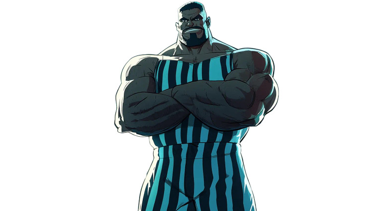 Muscular Prison Inmate Vinyl Car Decal Sticker – Waterproof & UV-Resistant 8"