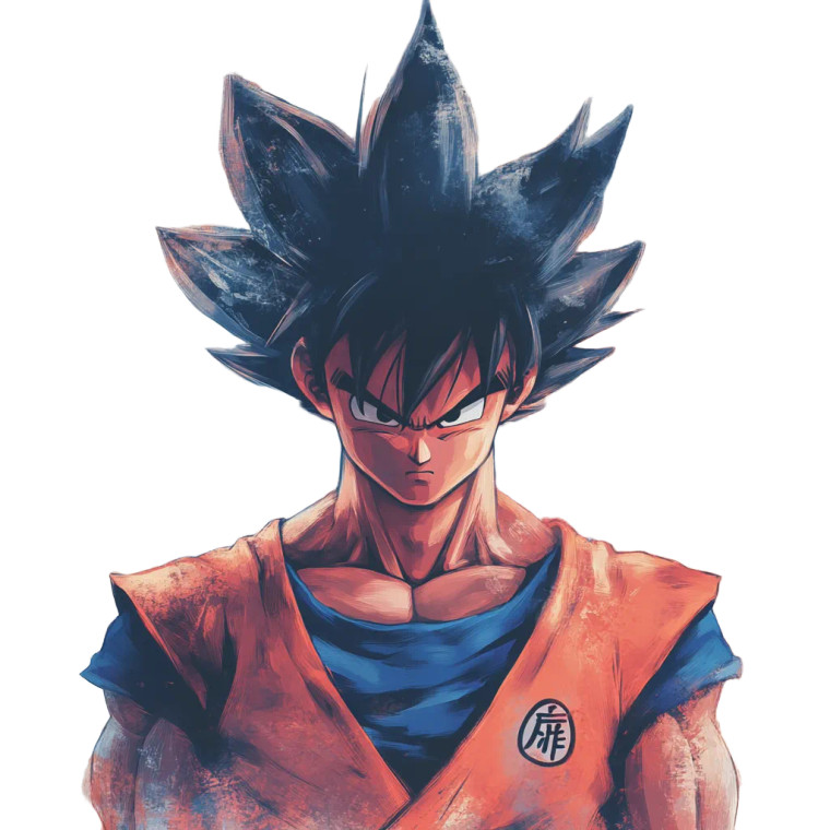 Goku Wallpaper Vinyl Car Decal Sticker – Waterproof & UV-Resistant 8"