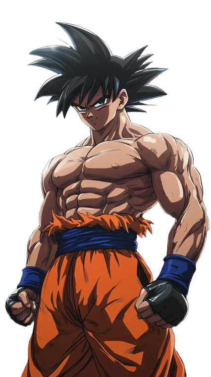 Goku In Ufc Vinyl Car Decal Sticker – Waterproof & UV-Resistant 8"