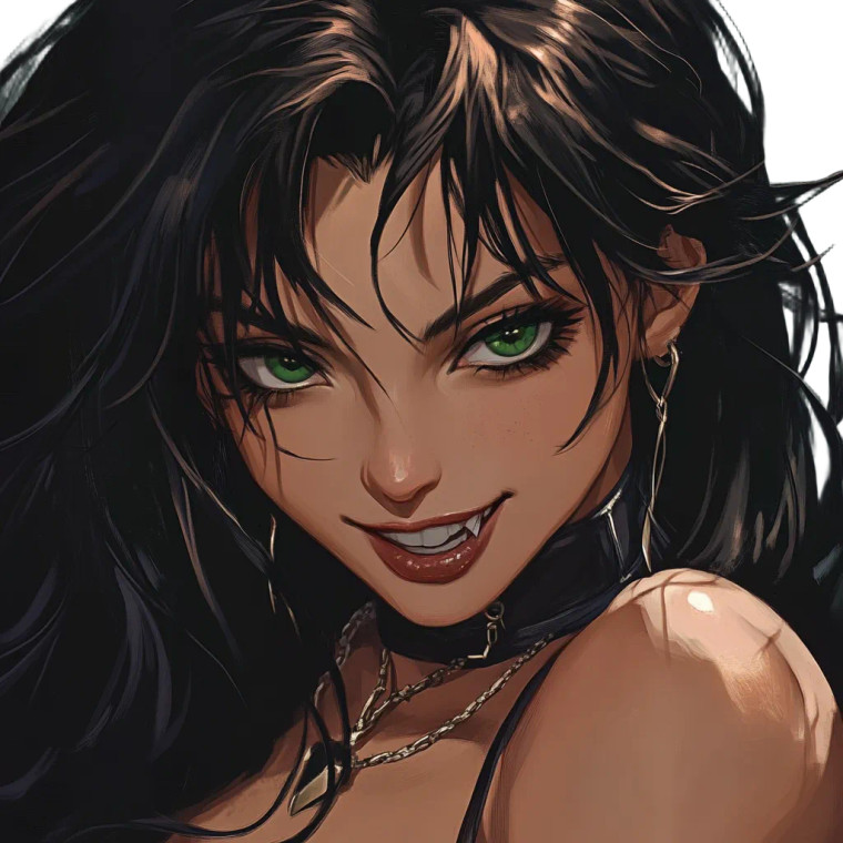 Evil Anime Woman V2 Vinyl Car Decal Sticker – Waterproof & UV-Resistant 8"