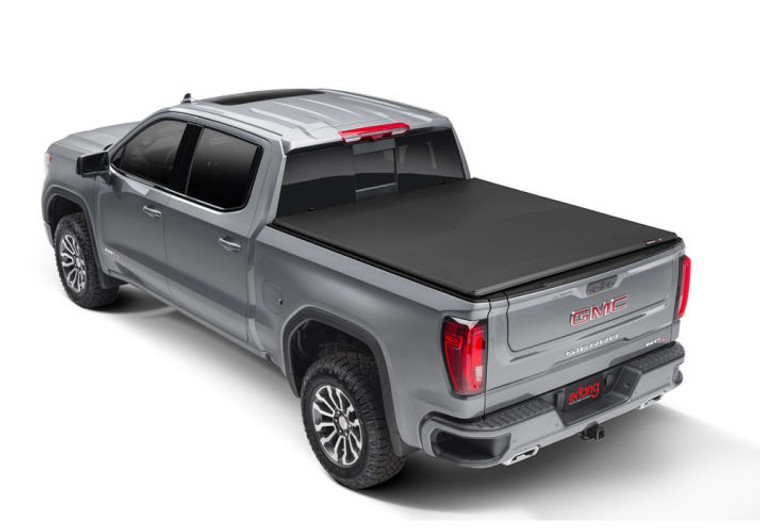 Ultimate Security & Style | Trifecta ALX Soft Folding Tonneau Cover | Matte Black Vinyl | Lockable via Tailgate | Sealed Tightly with Lifetime Warranty