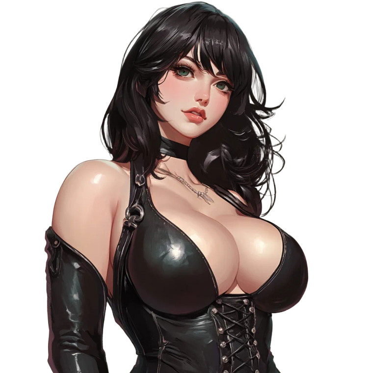 Overweight Waifu Vinyl Car Decal Sticker – Waterproof & UV-Resistant 8"