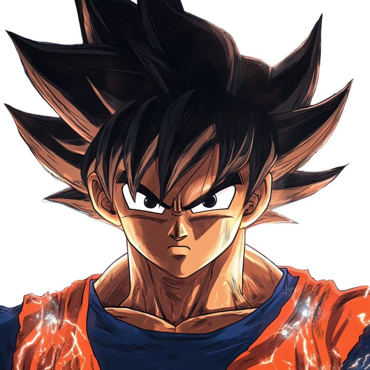 Goku Dragon Ball Vinyl Car Decal Sticker – Waterproof & UV-Resistant 8"