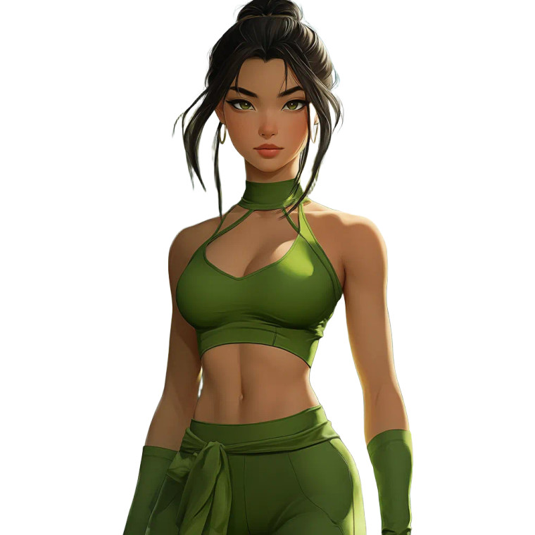 Suki Portrait Vinyl Car Decal Sticker – Waterproof & UV-Resistant 8"