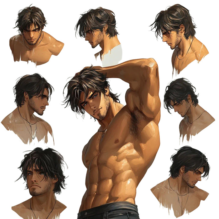 Anime Warrior Expressions Vinyl Car Decal Sticker – Waterproof & UV-Resistant 8"