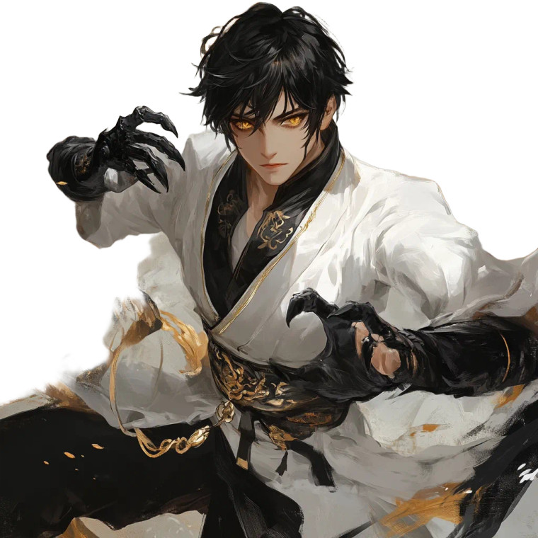 Dragon Martial Artist Vinyl Car Decal Sticker – Waterproof & UV-Resistant 8"