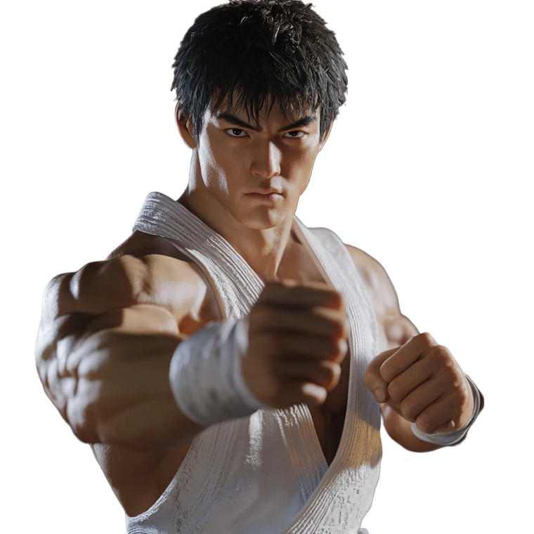 Ryo Ready To Fight Vinyl Car Decal Sticker – Waterproof & UV-Resistant 8"