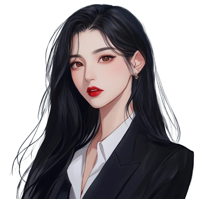 Senior Executive Anime Vinyl Car Decal Sticker – Waterproof & UV-Resistant 8"