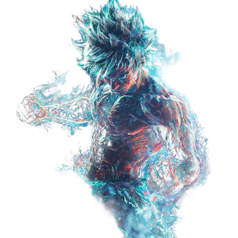 Ultra Instinct Shaggy Vinyl Car Decal Sticker – Waterproof & UV-Resistant 8"