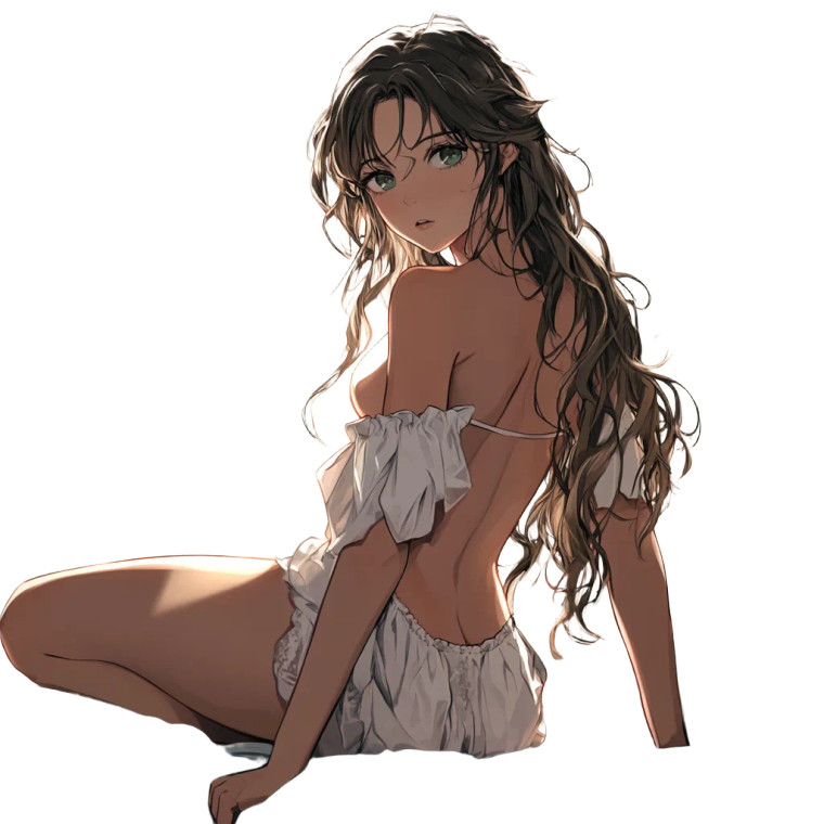 Anime Beach Student V2 Vinyl Car Decal Sticker – Waterproof & UV-Resistant 8"