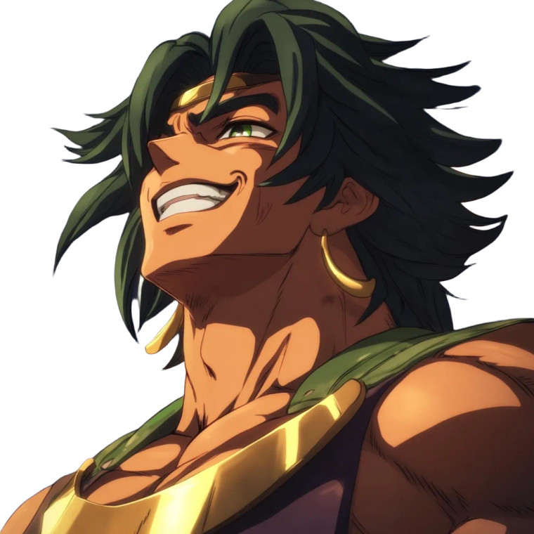 Happy Broly Vinyl Car Decal Sticker – Waterproof & UV-Resistant 8"