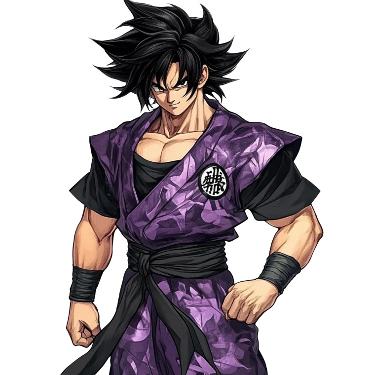 Saiyan Warrior V4 Vinyl Car Decal Sticker – Waterproof & UV-Resistant 8"