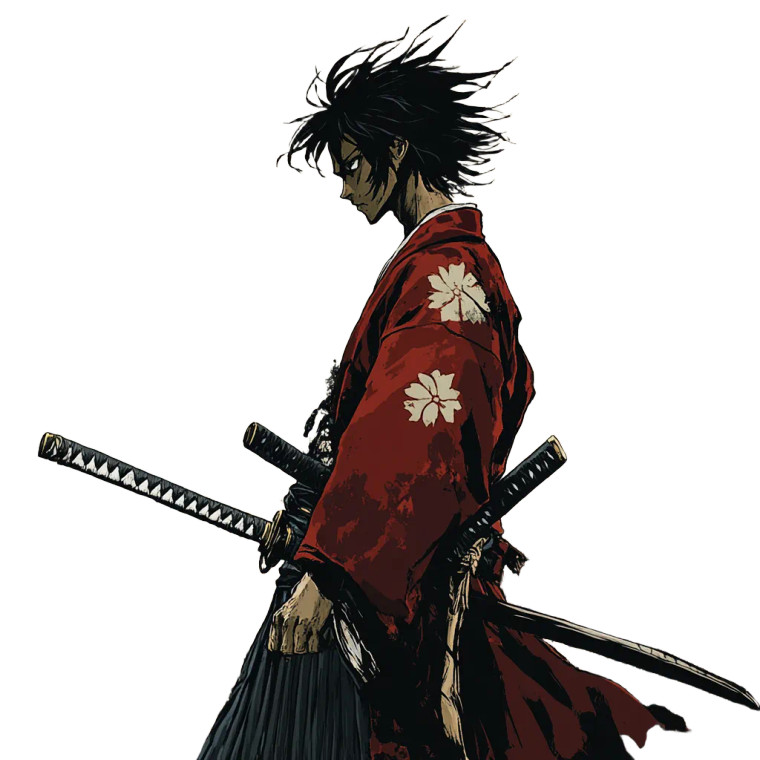 Samurai Champloo Vinyl Car Decal Sticker – Waterproof & UV-Resistant 8"