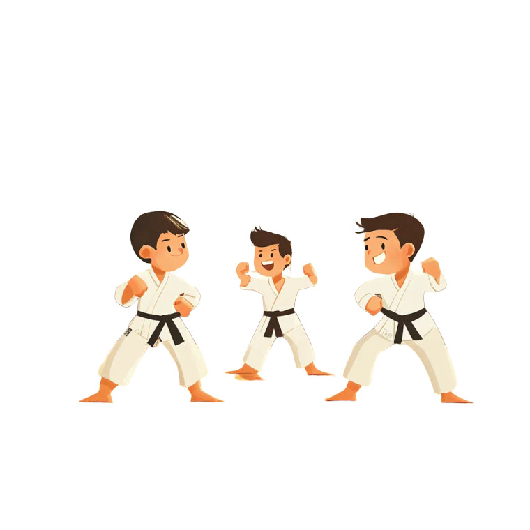 Happy Martial Teens Vinyl Car Decal Sticker – Waterproof & UV-Resistant 8"