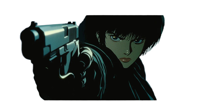 Ghost In Shell Vinyl Car Decal Sticker – Waterproof & UV-Resistant 8"