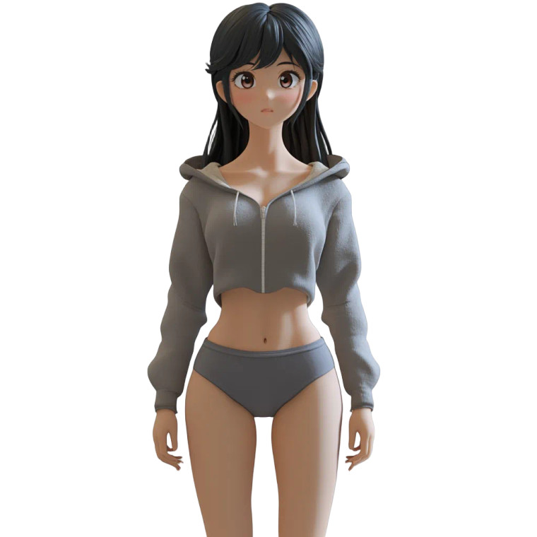 Momo Ayase 3D Vinyl Car Decal Sticker – Waterproof & UV-Resistant 8"