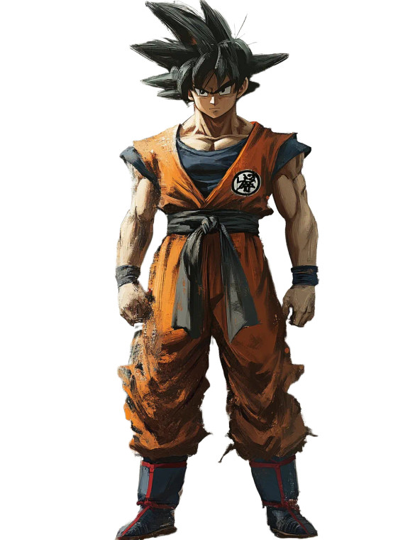 Goku Dragonball Vinyl Car Decal Sticker – Waterproof & UV-Resistant 8"