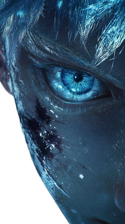 Gojo'S Radiant Gaze Vinyl Car Decal Sticker – Waterproof & UV-Resistant 8"