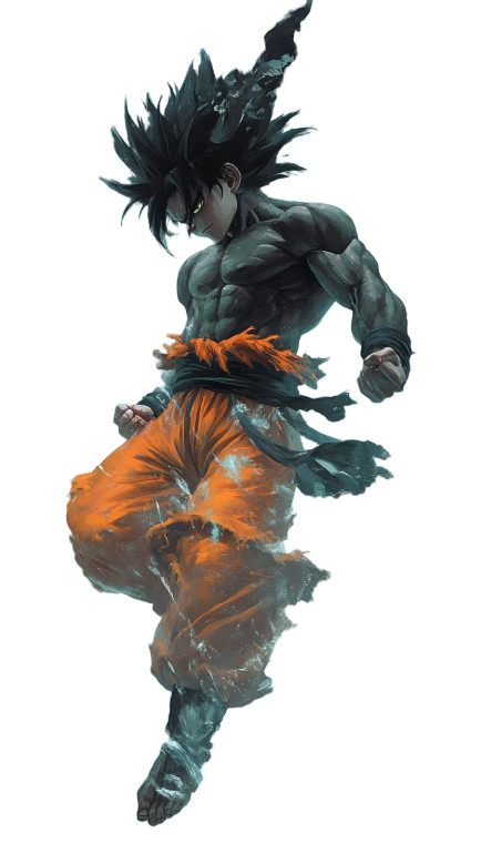 Ultra Instinct Goku V4 Vinyl Car Decal Sticker – Waterproof & UV-Resistant 8"