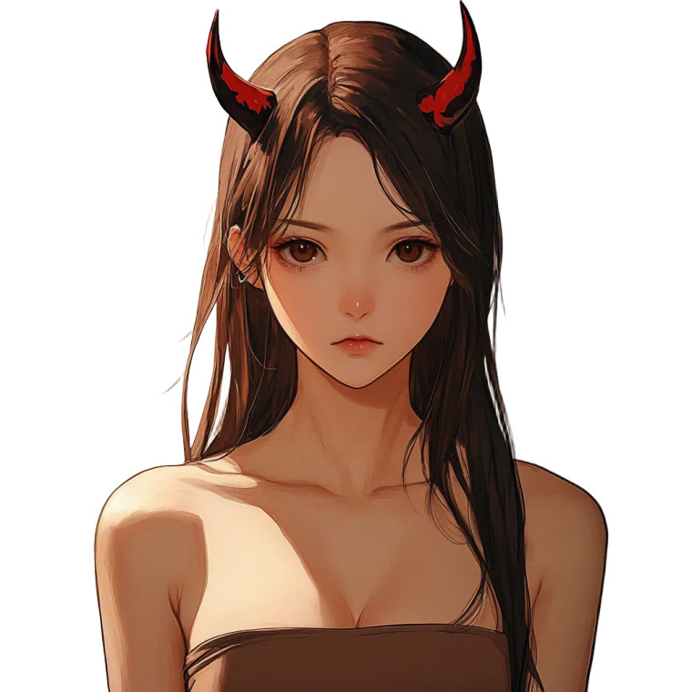 Fantasy Anime Woman V4 Vinyl Car Decal Sticker – Waterproof & UV-Resistant 8"