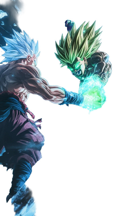 Gogeta Vs Broly Vinyl Car Decal Sticker – Waterproof & UV-Resistant 8"