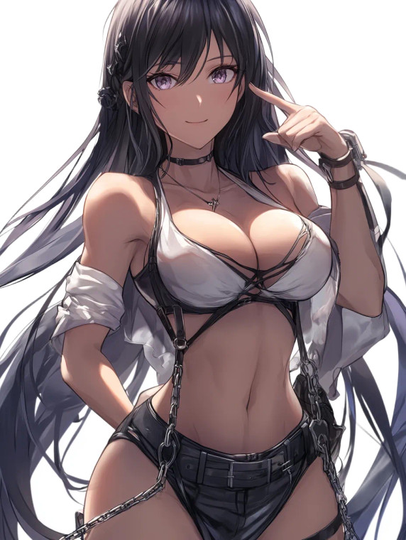 Tifa Lockhart V4 Vinyl Car Decal Sticker – Waterproof & UV-Resistant 8"