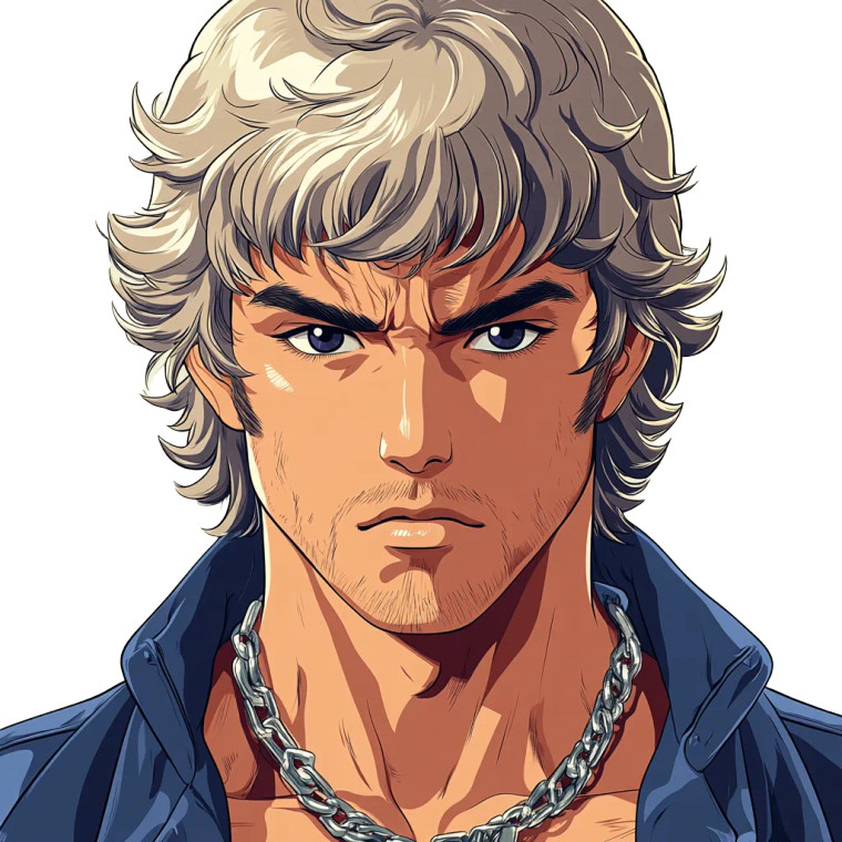 Hokuto No Ken Vinyl Car Decal Sticker – Waterproof & UV-Resistant 8"