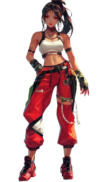 Fiery Aries Anime Vinyl Car Decal Sticker – Waterproof & UV-Resistant 8"