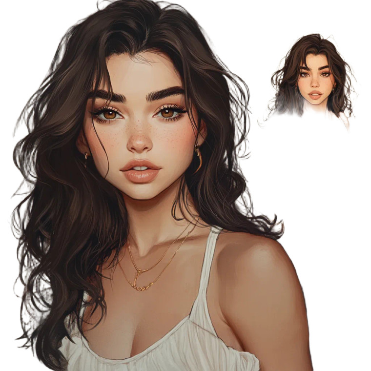 Cute Singer Archetypes Vinyl Car Decal Sticker – Waterproof & UV-Resistant 8"