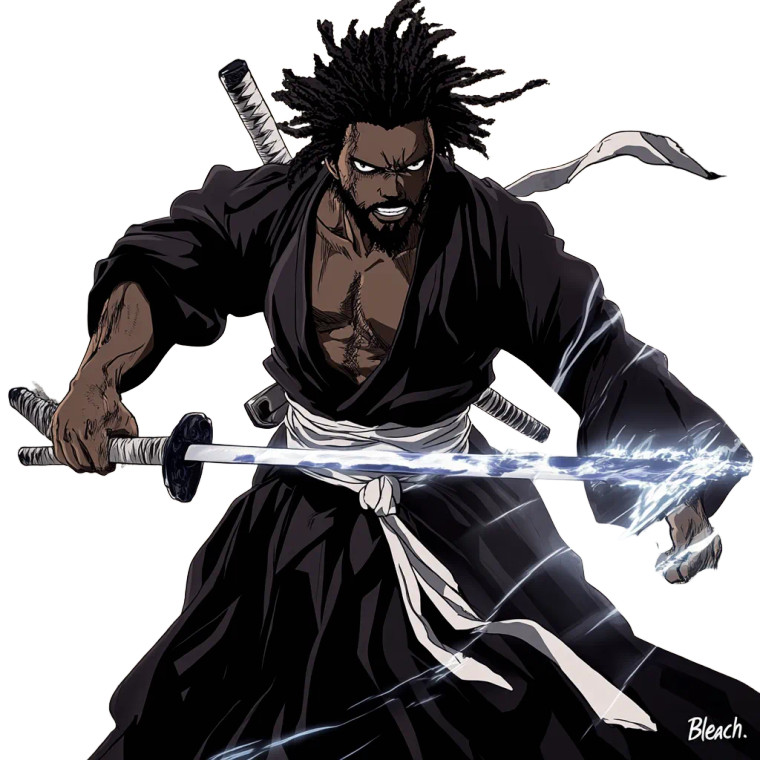 Bleach Warrior Vinyl Car Decal Sticker – Waterproof & UV-Resistant 8"