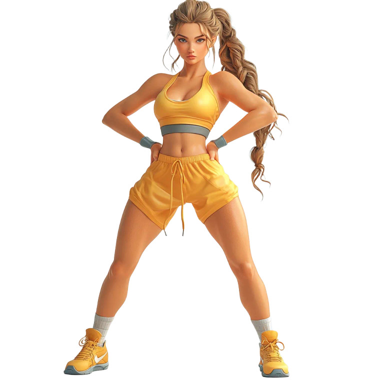 Fitness Guru Motion Vinyl Car Decal Sticker – Waterproof & UV-Resistant 8"