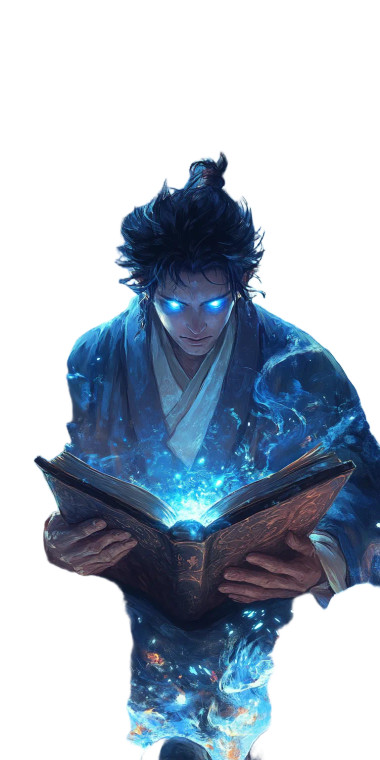 Fantasy Warlock Tome Vinyl Car Decal Sticker – Waterproof & UV-Resistant 8"