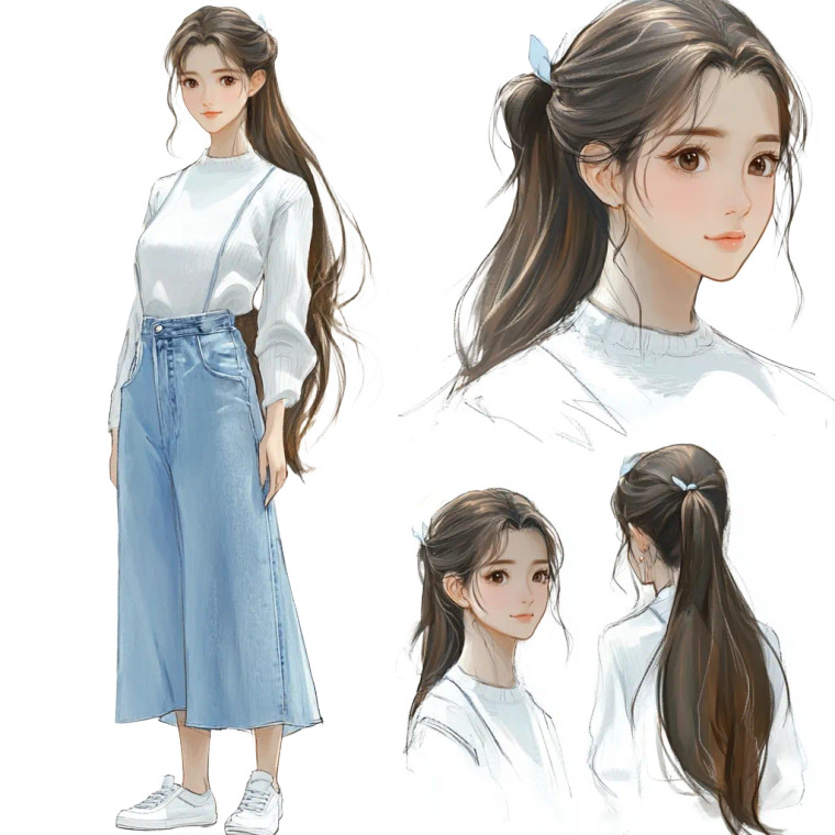 Kind Hong Kong Lady Vinyl Car Decal Sticker – Waterproof & UV-Resistant 8"