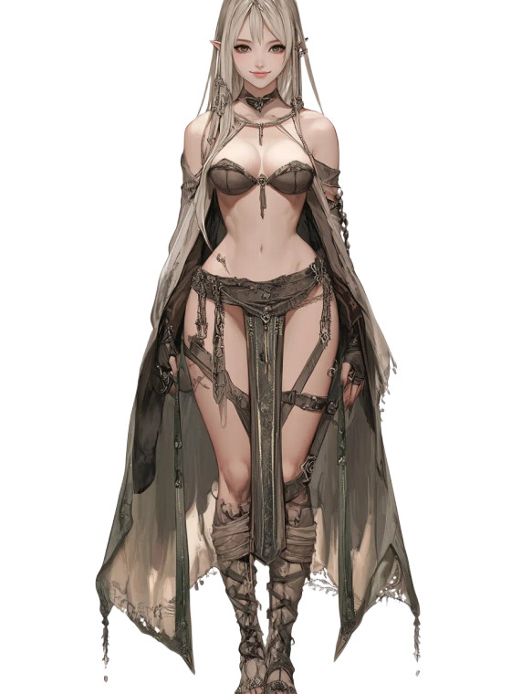 Anime Dryade Waifu Vinyl Car Decal Sticker – Waterproof & UV-Resistant 8"